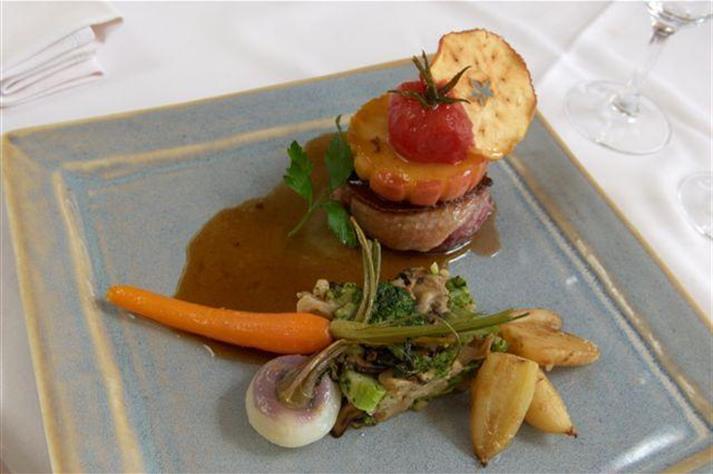 Duck filet with Pommeau Sauce - Hotel restaurant Belle-Vue - Fouesnant